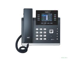 YEALINK SIP-T44U, 12 аккаунтов, 2 порта USB, цветной экран 2.8", BLF, PoE, GigE, без БП, шт