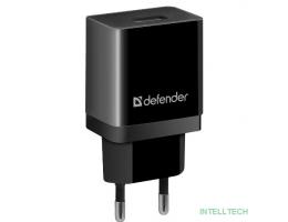 Defender Сетевой адаптер 1xUSB, 5V/2.1А, пакет, черный (EPA-10) (83572)		