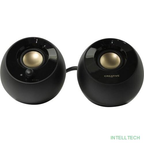 Creative PEBBLE MF1680 2.0 черный 4.4Вт