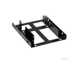 Exegate EX292544RUS Салазки (переходник) ExeGate HD-22T3M металлические для установки 2xHDD/SSD 2.5" в отсек 3.5"