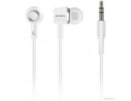 SVEN E-110, белый наушиники {103 Дб, mini jack 3.5 mm}