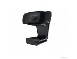 CBR CW 855FHD Black, Веб-камера с матрицей 3 МП, разрешение видео 1920х1080, USB 2.0, встроенный микрофон с шумоподавлением, фикс.фокус, крепление на мониторе, длина кабеля 1,8 м, цвет чёрный