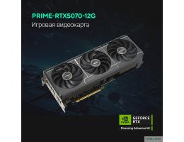 Видеокарта ASUS GeForce RTX5070 12GB GDDR7 192bit 3*DP/HDMI 3FAN  (PRIME-RTX5070-O12G) RTL
