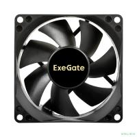 Exegate EX297043RUS Вентилятор 12В DC ExeGate ExtraSilent ES08025S3P (80x80x25 мм, Sleeve bearing (подшипник скольжения), 3pin, 2100RPM, 21dBA)