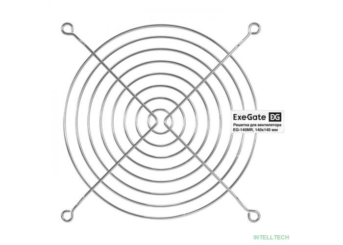 Exegate EX295264RUS Решетка для вентилятора 140x140 ExeGate EG-140MR (140x140 мм, металлическая, круглая, никель)