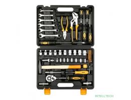 Универсальный набор инструмента для дома и авто в чемодане Deko DKMT63 (63 предмета) [065-0731]
