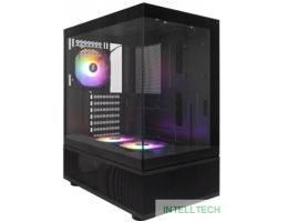 1STPLAYER MIKU Mi7-A Black / ATX / 3x120mm LED fans / Mi7-A-BK-2F1R-1F1