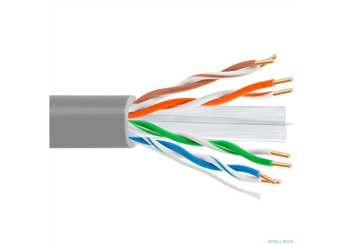 5bites Кабель US6575-305A витая пара UTP / SOLID / 6CAT / 23AWG / CCA / PVC / GREY / 305M