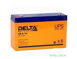 Delta HR 6-15 (15 А\ч, 6 В) свинцово- кислотный аккумулятор  