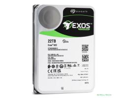 22TB Seagate Exos X22 (ST22000NM001E) {SATA 6Gb/s, 7200 rpm, 512mb buffer, 3.5"}