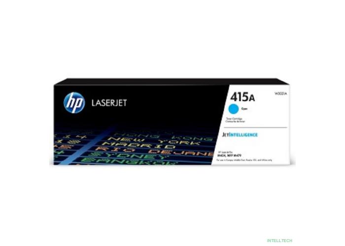 HP W2031A Картридж 415A голубой (2100стр.) для HP HP LJ M454/MFP M479