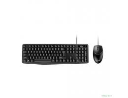 Клавиатура + мышь Genius КМ-170 {Черный, USB,104 кл+ кнопка SmartGenius, мембранная, защита от проливаний,1000 DPI} [31330006403]