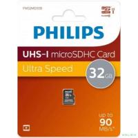 Micro SecureDigital 32GB Philips High Speed  microSDHC Class 10 90MB/s (FM32MD55B/97)