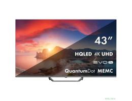 43" Телевизор HAIER Smart TV S2 Pro, QLED, 4K Ultra HD, черный, СМАРТ ТВ, Android TV[DH1PM9D00RU]