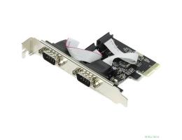 Espada Контроллер PCI-E, 2S port, WCH382, модель PCIe2SWCH, oem (41663)
