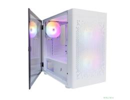 1STPLAYER DK D3-B White / mATX / 1x120mm & 2x140mm LED fans inc. / D3-B-WH-2F1P-W-1F1-W