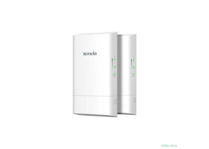 TENDA O1-5G(2-pack) Наружная точка доступа (комплект 2 шт), 5 ГГц, до 867 Мбит/с, внутренняя антенна 1x9dBi, IP65, PoE, LAN 1x100 Мбит/с