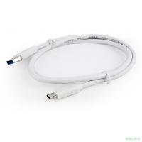Bion Кабель  USB 3.0 AM to Type-C cable (AM/CM), 1 m, white. 5 Гбит/с .  3A (36W) [BXP-CCP-USB3-AMCM-1M-W]