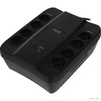 PowerCom Spider SPD-650N ИБП {OffLine, 650VA/390W, Tower, 8xEURO: 4 с резервным питанием, 4 с фильтрацией} (332714)
