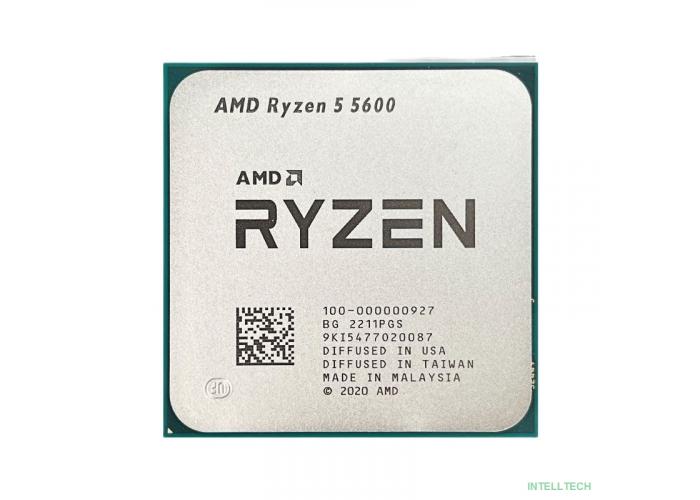 CPU AMD Ryzen 5 5600 OEM (100-000000927) { 3,50GHz, Turbo 4,40GHz, Without Graphics AM4}