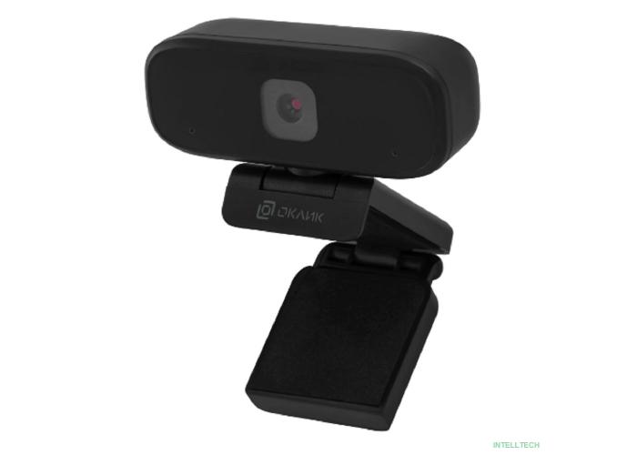 Оклик OK-C015HD черный 1Mpix (1280x720) USB2.0 с микрофоном