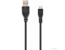 Filum Кабель USB 2.0 Pro, 1.8 м., черный, 2A, разъемы: USB A male- USB micro B male, пакет. [FL-CPro-U2-AM-microBM-1.8M] (894183)