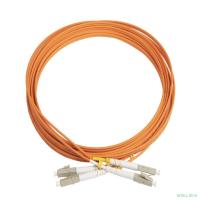 Hyperline FC-D2-50-LC/­PR-LC/­PR-H-5M-LSZH-OR (FC-50-LC-LC-PC-5M) Патч-корд волоконно-оптический (шнур) MM 50/­125, LC-LC, 2.0 мм, duplex, LSZH, 5 м 