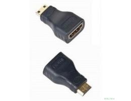 Gembird Переходник HDMI-miniHDMI  19F/19M, золотые разъемы, пакет [A-HDMI-FC]
