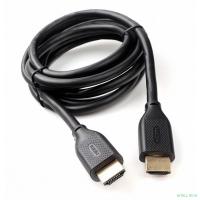 Кабель HDMI Cablexpert 19M/19M, v2.1, 8К, медь, позол.контакты, экран, 2м, черный, пакет (CC-HDMI8K-2M)
