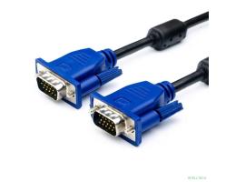 Bion Кабель VGA 15M/15M, экранированный, ферритовые кольца, черный, 3м [BXP-VGA2-030]