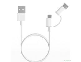 Xiaomi Mi 2-in-1 USB Cable Micro USB to Type C (30cm) [SJV4083TY] Кабель