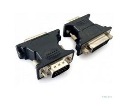 Cablexpert Переходник VGA-DVI, 15M/25F, черный, пакет (A-VGAM-DVIF-01)