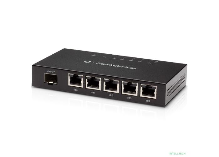 UBIQUITI ER-X-SFP Маршрутизатор 5x Ethernet, 1x SFP, раздача PoE