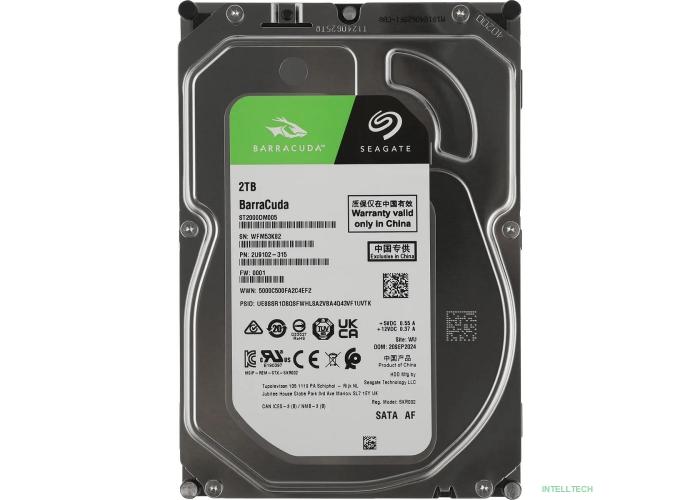 2TB Seagate Barracuda (ST2000DM005) {SATA 6 Гбит/с, 5400 rpm, 256mb buffer}