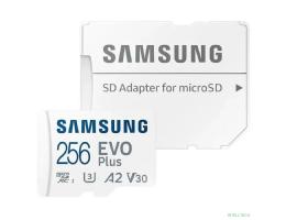 Micro SecureDigital 256GB Samsung  EVO PLUS (2024) U3, V30, A2 + adapter MB-MC256SA/KR