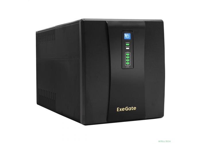 Exegate EP285499RUS ИБП ExeGate SpecialPro UNB-1500.LED.AVR.EURO.RJ <1500VA/950W, LED, AVR, 4 евророзетки, RJ45/11, Black>