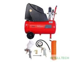 FUBAG HOUSE MASTER KIT Компрессор+набор из 5 предметов [8213800KOA610 (8213800KOA541)] {Реси- вер, л 24 Произ- водит., л/мин 180 Давле- ние, бар 8 Мощность, кВт1.1 Напря- жение, В 220 Вес, кг 19}