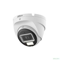 DAHUA DH-HAC-T1A21P-U-IL-0280B Купольная HDCVI-видеокамера 2Мп; CMOS; объектив 2.8мм; ИК 25м, Led 20м;  пластик