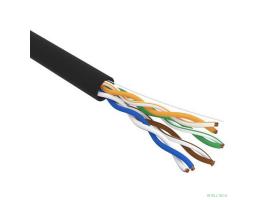 Rexant (01-0045-R) Кабель витая пара U/UTP, CAT 5e, PE, 4PR, 24AWG, OUTDOOR, SOLID, черный, 305м