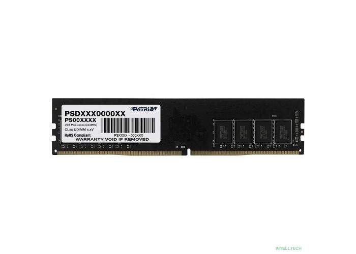 Patriot DDR4 16Gb 3200MHz PSD416G32002 RTL PC4-25600 CL22 DIMM 288-pin 1.2В single rank