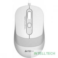 A-4Tech Мышь FStyler FM10 WHITE белый/серый оптическая (1000dpi) USB [1147676]