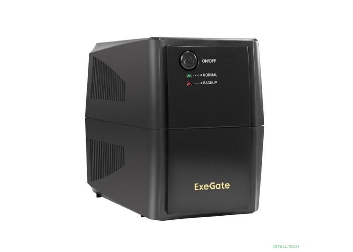 Exegate EX294608RUS ИБП ExeGate SpecialPro UNB-500.LED.AVR.4C13 <500VA/300W, LED, AVR, 4*C13, Black>