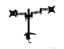 Cactus CS-VM-D08-BK черный Кронштейн для 2-х мониторов 13"-27" макс.8кг настольный поворот и наклон