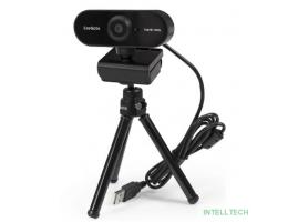 ExegateEX294484RUS Веб-камера ExeGate Stream C925 Wide FullHD T-Tripod (1920х1080, 1080P, USB, микрофон, поворотное крепление, кабель 1,5 м, Win Vista/7/8/10, Mac OS, черная, RTL)