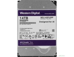 14TB WD Purple Pro (WD142PURP) {Serial ATA III, 7200- rpm, 512Mb, 3.5", All Frame AI}