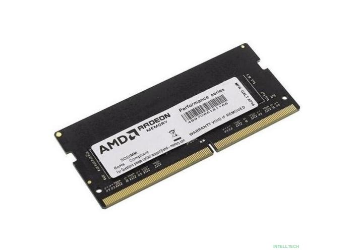 AMD SO-DIMM DDR4 8Gb PC21300 2666MHz CL16 AMD 1.2V OEM (R748G2606S2S-UO)