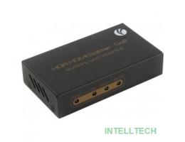 VCOM DD422 Разветвитель HDMI Spliitter 1=>2  2.0v.