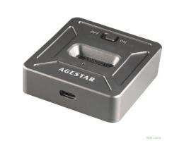 AgeStar 31CBNV1C USB 3.1 SSD M.2 NVME, алюминий, серый, (GRAY)