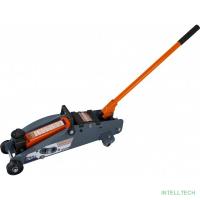 Ombra OHT225C Домкрат подкатной 2.5 т. с фиксатором в кейсе, 140-387 мм
