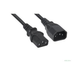 Cabeus PC-189-VDE-1.8M Кабель питания монитор-компьютер IEC 320 C13 - IEC 320 C14 (3x0.75), 1.8 м
